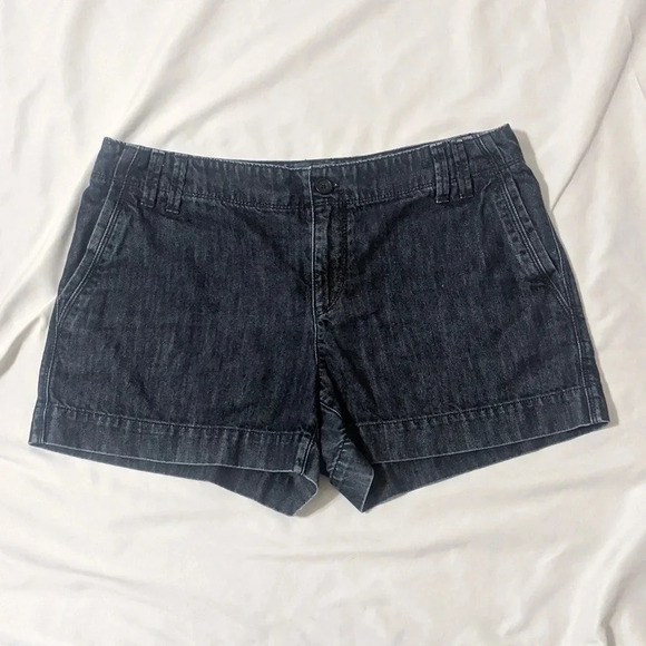 Ann Taylor LOFT Denim Shorts, Color Blue Size 8 - Picture 1 of 16